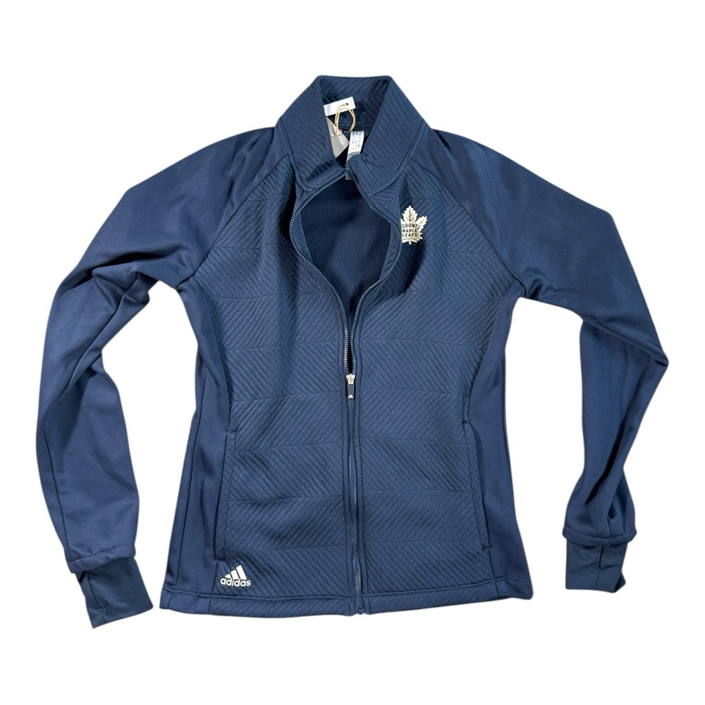 Adidas Toronto Maple Leafs‎ COLD.RDY Women’s Full-Zip Jacket XS Navy NHL